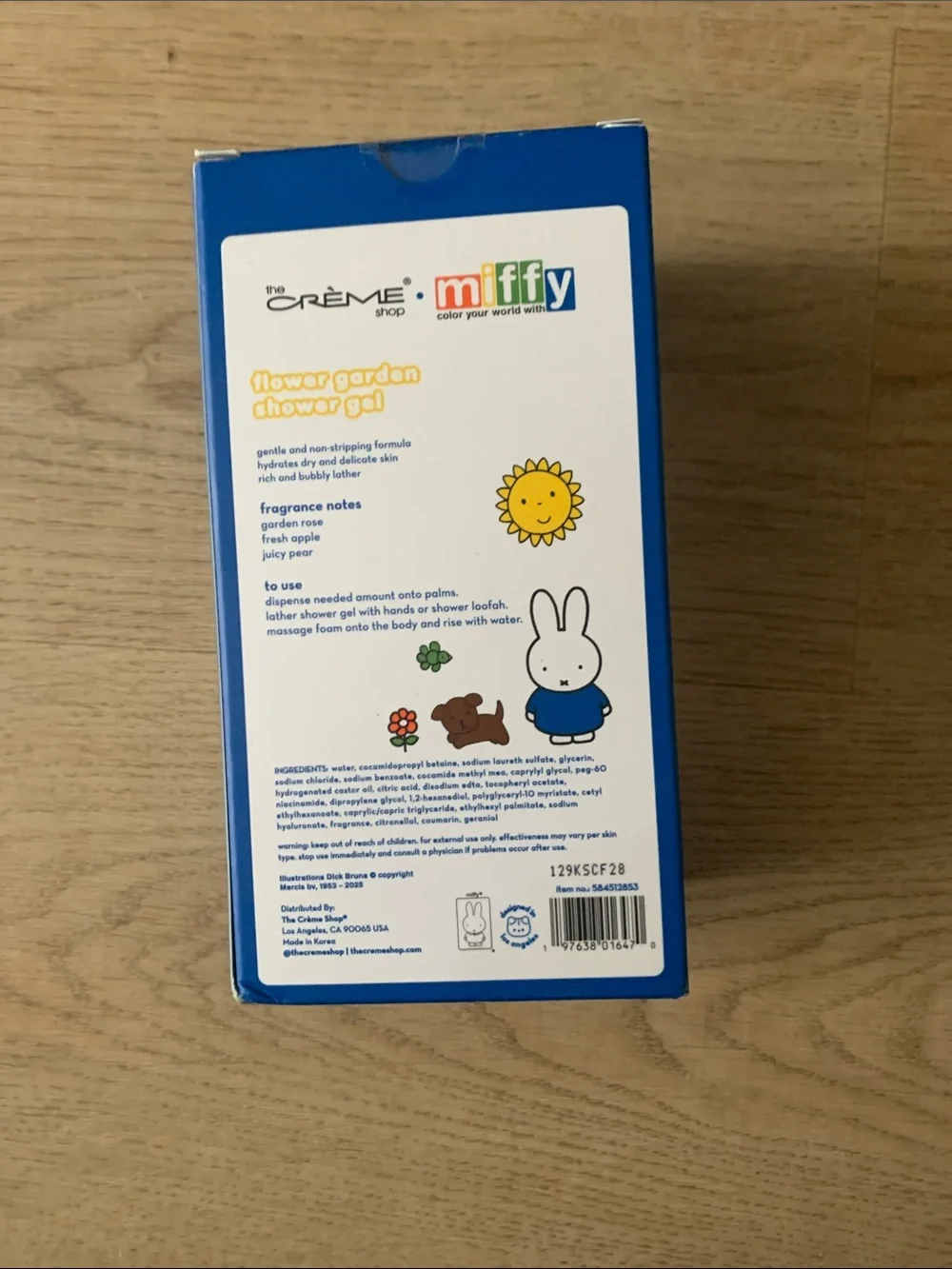 NWT The Creme Shop miffy Moisturizing Shower Gel - White